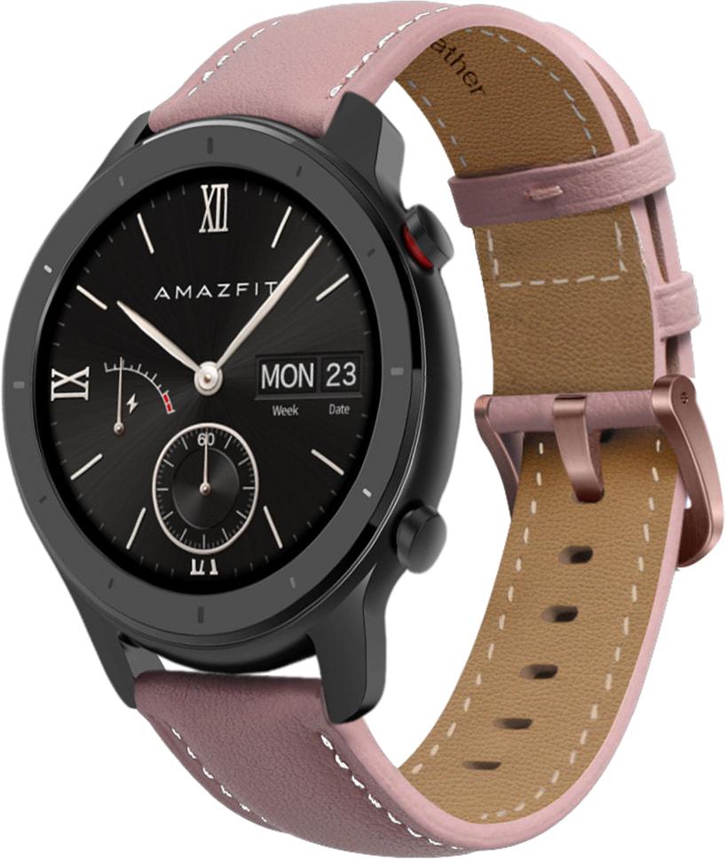Ремешок кожаный Folsa для Amazfit GTR 42 мм Pink (31527-31)