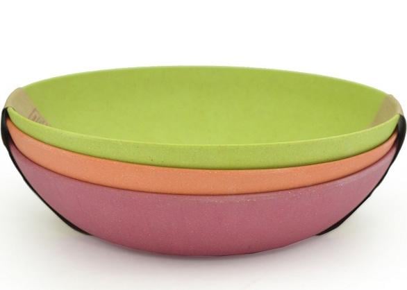 Набор глубоких блюд Fissman Fiber 3 шт. 20 см Набор глубоких блюд Fissman Fiber 3 шт. 20 см