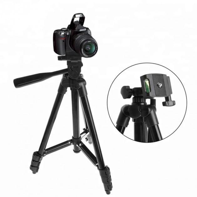 Штатив для телефона и фотоаппарата Tripod 3120 тренога трипод с чехлом черный Штатив для телефона и фотоаппарата Tripod 3120 тренога трипод с чехлом черный