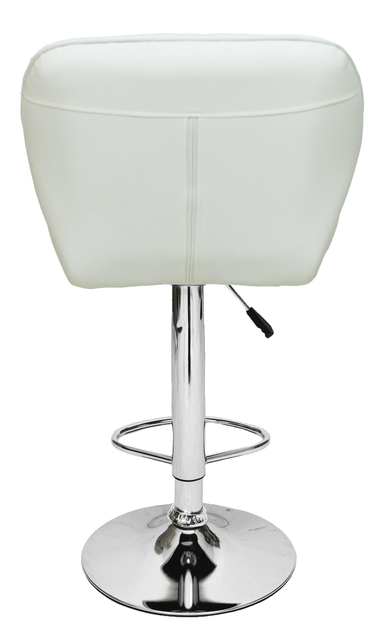 Барный стул со спинкой Bonro B-087 Белый (3852) - фото 5