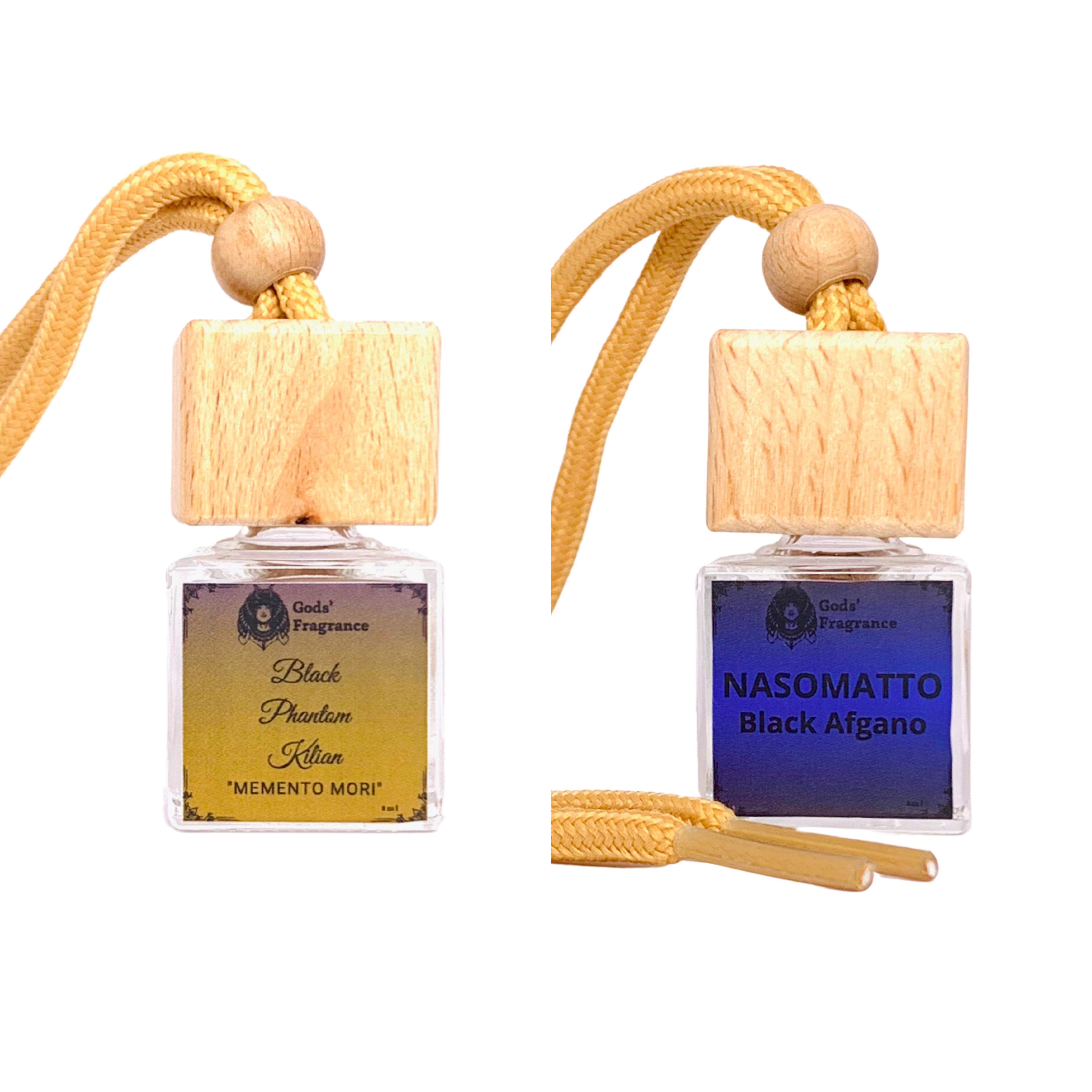 Комплект автодухов с ароматами Black Phantom и Black Afgano Gods Fragrance (N-009U; N-014U)