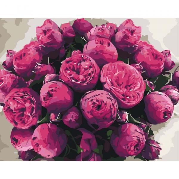 Набор для росписи по номерам Идейка Цветы Шикарный букет 40х50 см (КНО2925-mt)