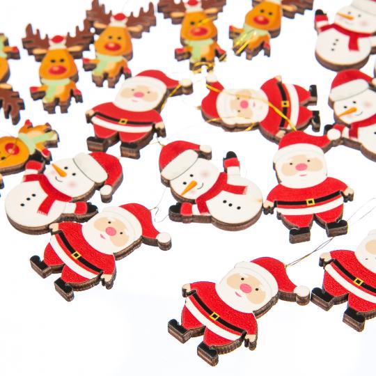 Комплект елочных игрушек Новогодняя компания 18 шт. (015NY)