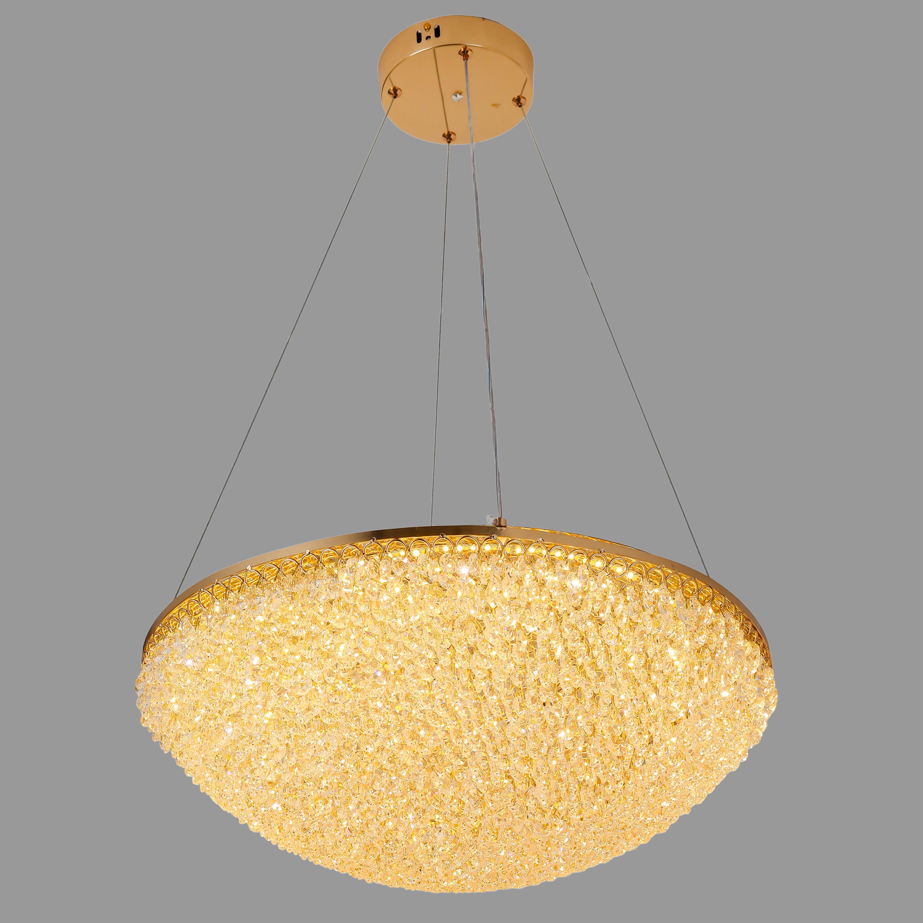 Люстра crystal арт-деко Золотий (89-7205 (500) GD)