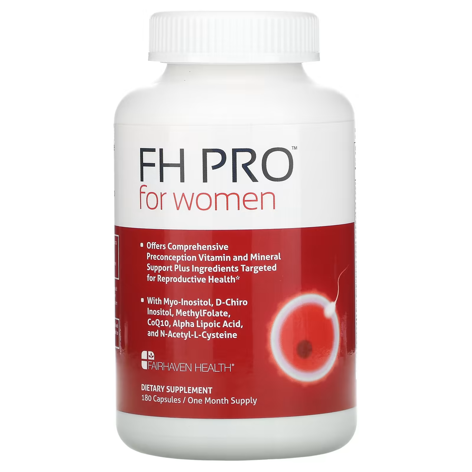 Добавка Fairhaven Health FH Pro для женщин для поддержания фертильности 180 капсул