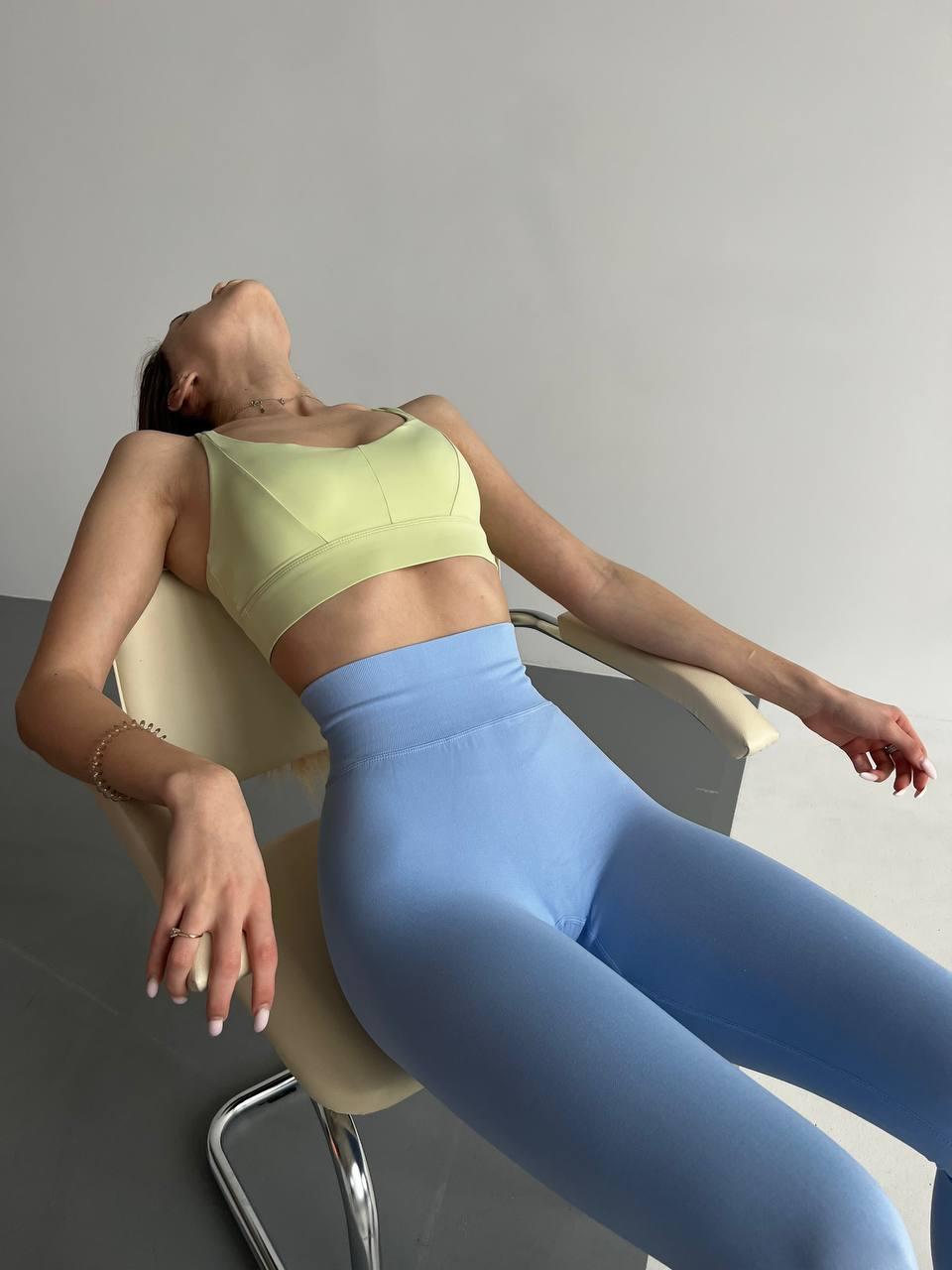 Леггинсы c эффектом пуш-ап M Голубой (XA07M) - фото 6