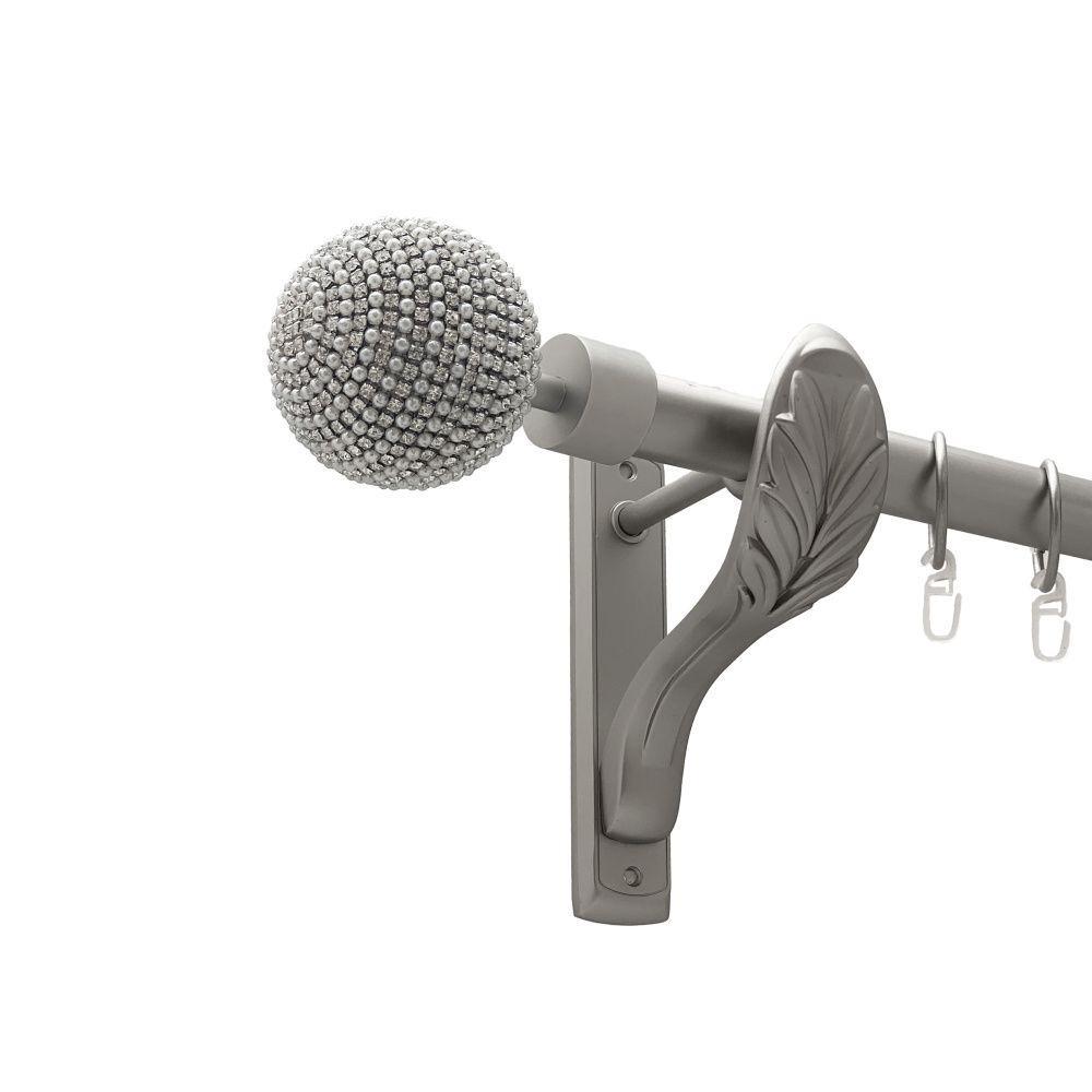 Карниз Orvit Карера однорядный гладкий 25 мм 300 см Сатин (00-00021822)