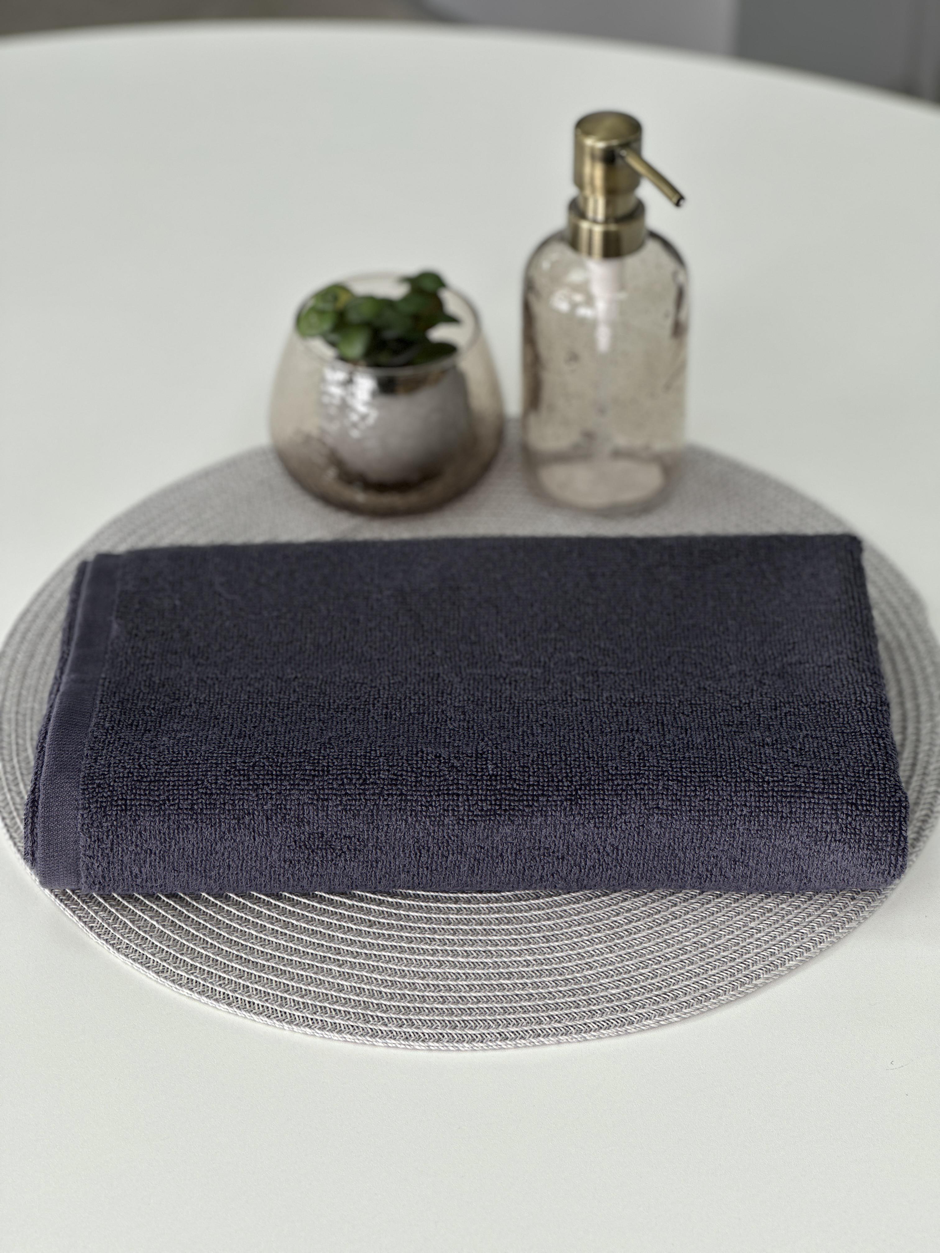 Полотенце банное махровое 100х150 см 450г/м2 Графитовый Полотенце банное махровое 100х150 см 450г/м2 Графитовый