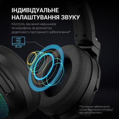 Наушники GamePro HS1300 RGB 7.1 Black (HS1300) - фото 10