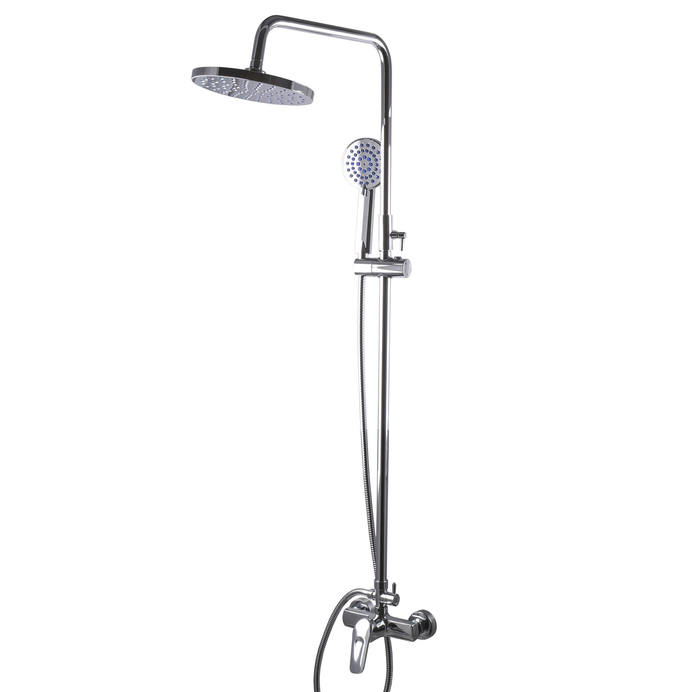 Душевая система GLux R1 с тропическим душем Chrome (000023158)