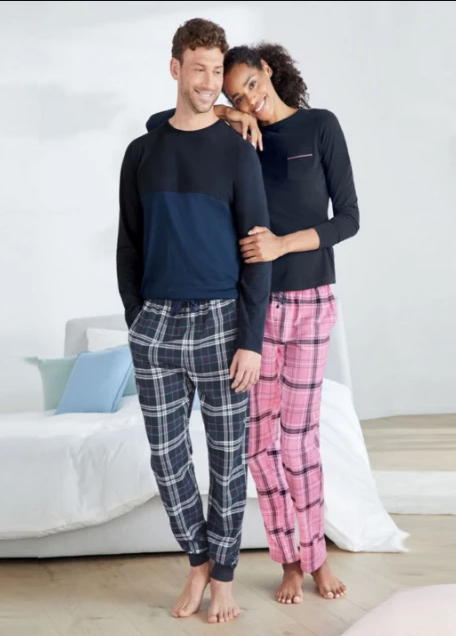 Піжама жіноча Esmara 157K S Рожевий/Синій (157K/S) - фото 6 Піжама жіноча Esmara 157K S Рожевий/Синій (157K/S) - фото 6