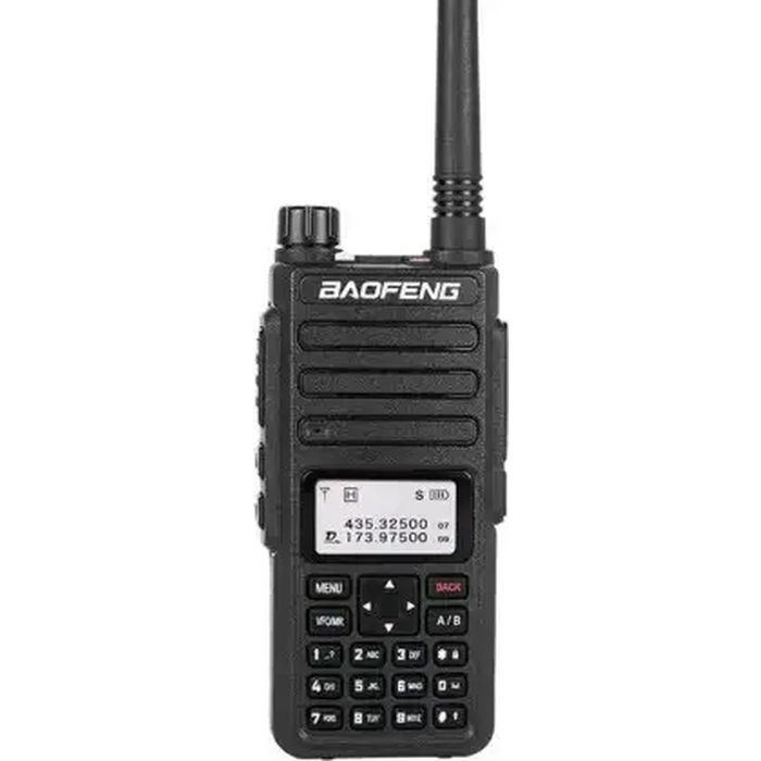 Рация цифровая портативная Baofeng DR-1801UV 5Вт IP64 Черный