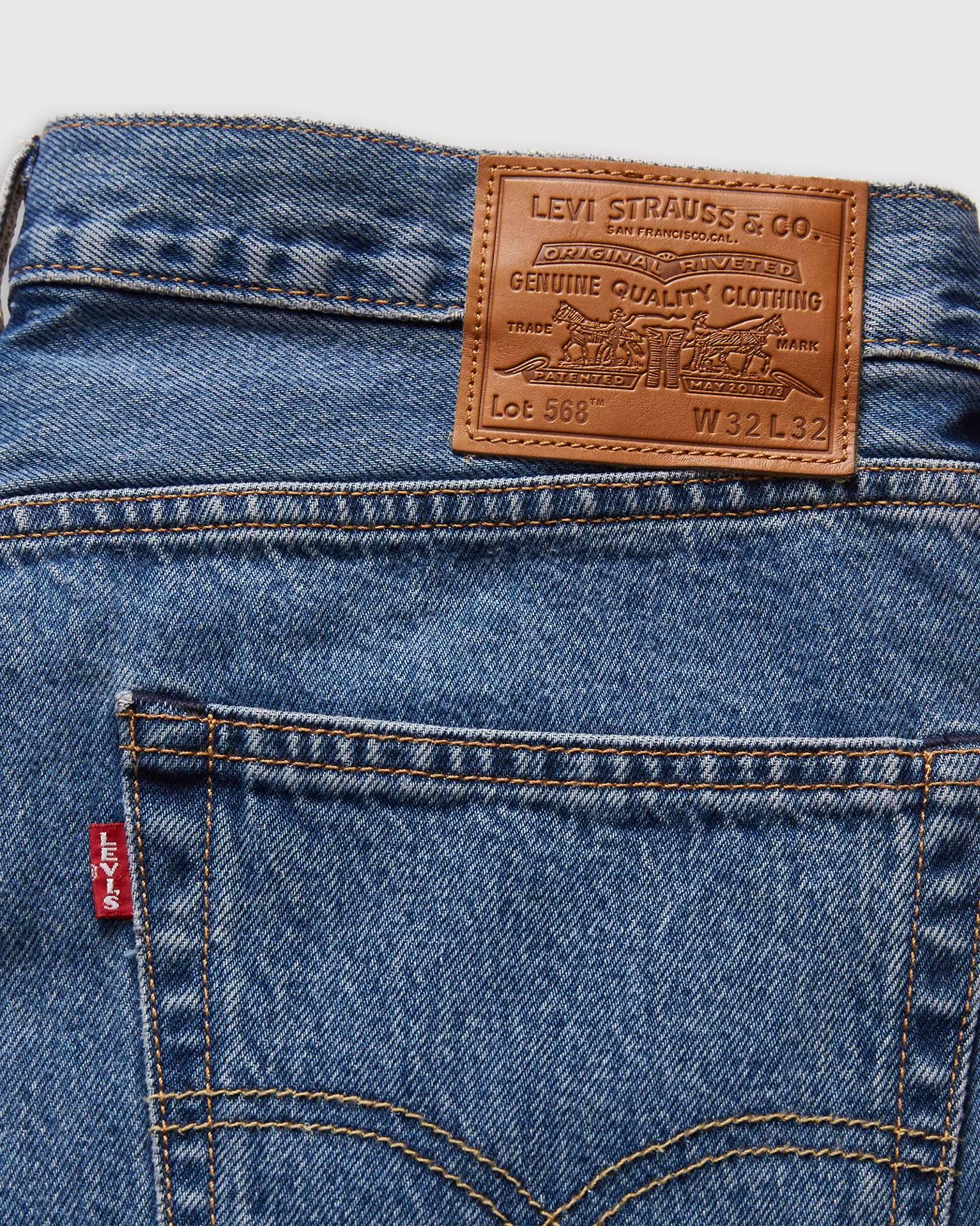 Джинси чоловічі LEVIS 568 Loose Straight Jeans US р. 36-32 Синій (94000979) - фото 7