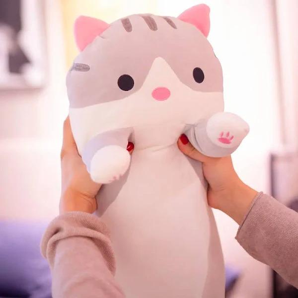 Мягкая игрушка Кот Батон 90 см Серый (MIKB-90) - фото 3