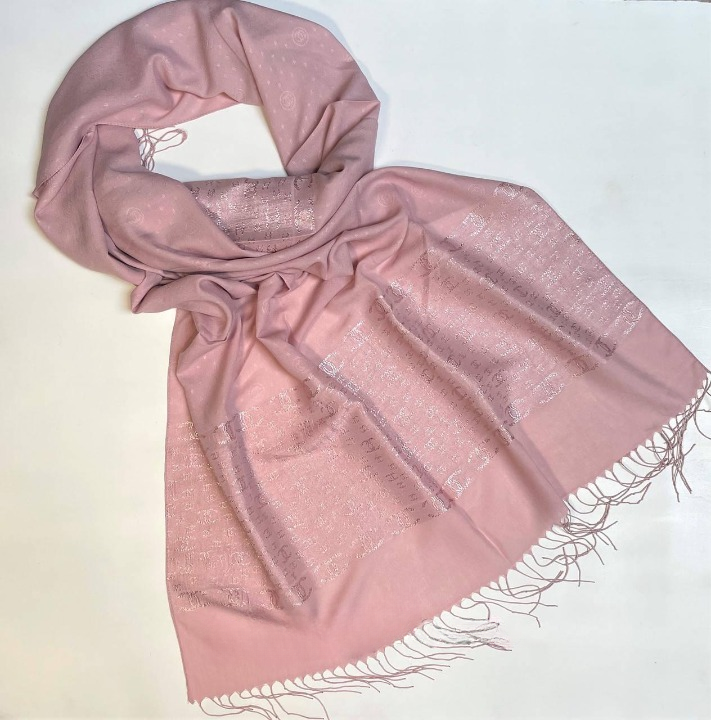 Шарф женский Dolce Gabbanna Пудровый (ШарфВоск30)