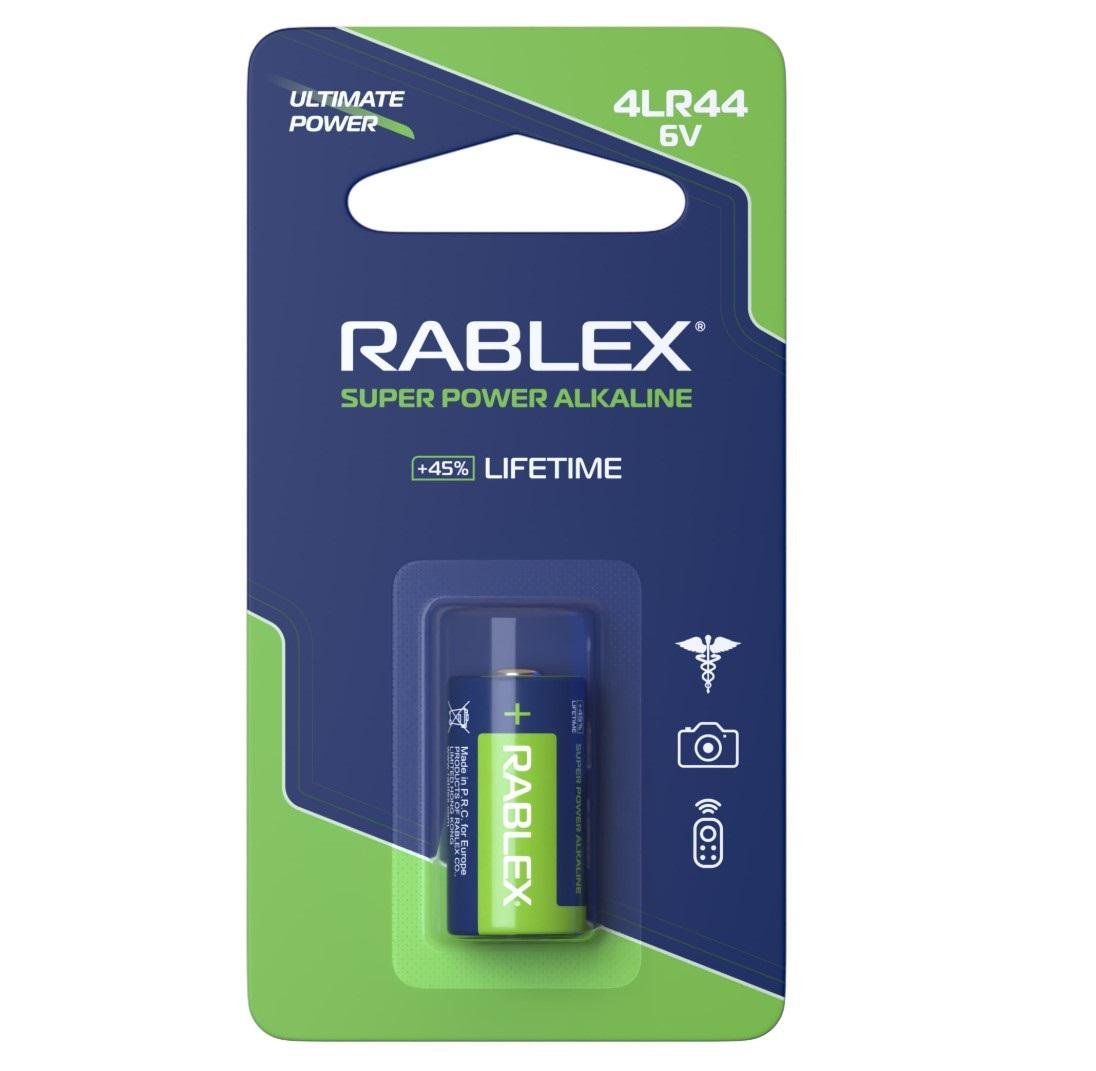 Батарейка лужна 6V Rablex 4LR44 blister card 1 шт. (29206019) - фото 1 Батарейка лужна 6V Rablex 4LR44 blister card 1 шт. (29206019) - фото 1