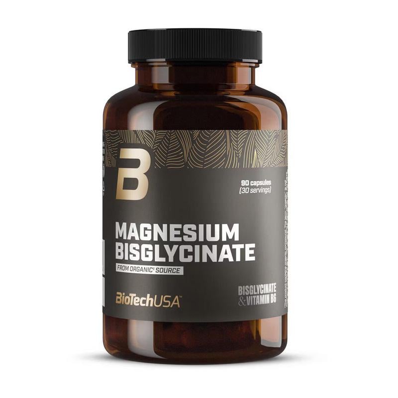 Магний бисглицинат с витамином B6 BioTech Magnesium Bisglycinate 90 капс.