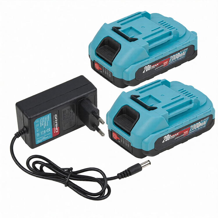 Набор 2 бетереи 20V Li-ion Grand и зарядка 2000 mAh (1056)