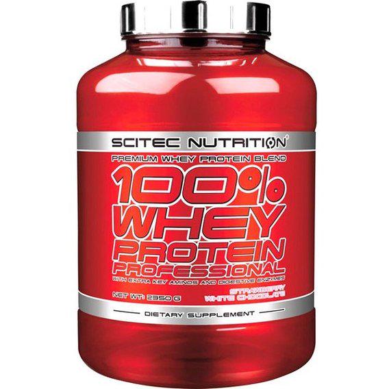 Протеин Scitec Nutrition 100% Whey Professional 2350 г 78 порций Strawberry/White Chocolate