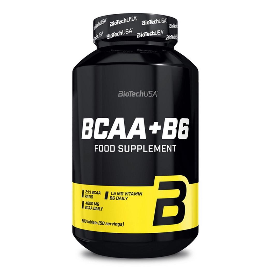 Амінокислоти BioTech USA BCAA + B6 200 табл. (03176-01)