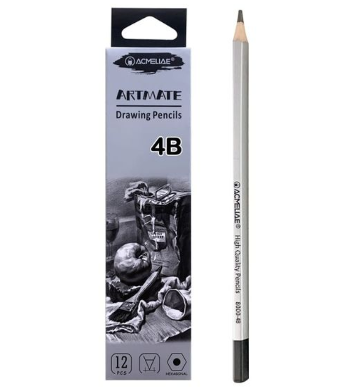 Карандаши чернографитные Acmeliae 4В Artmate 12 шт.