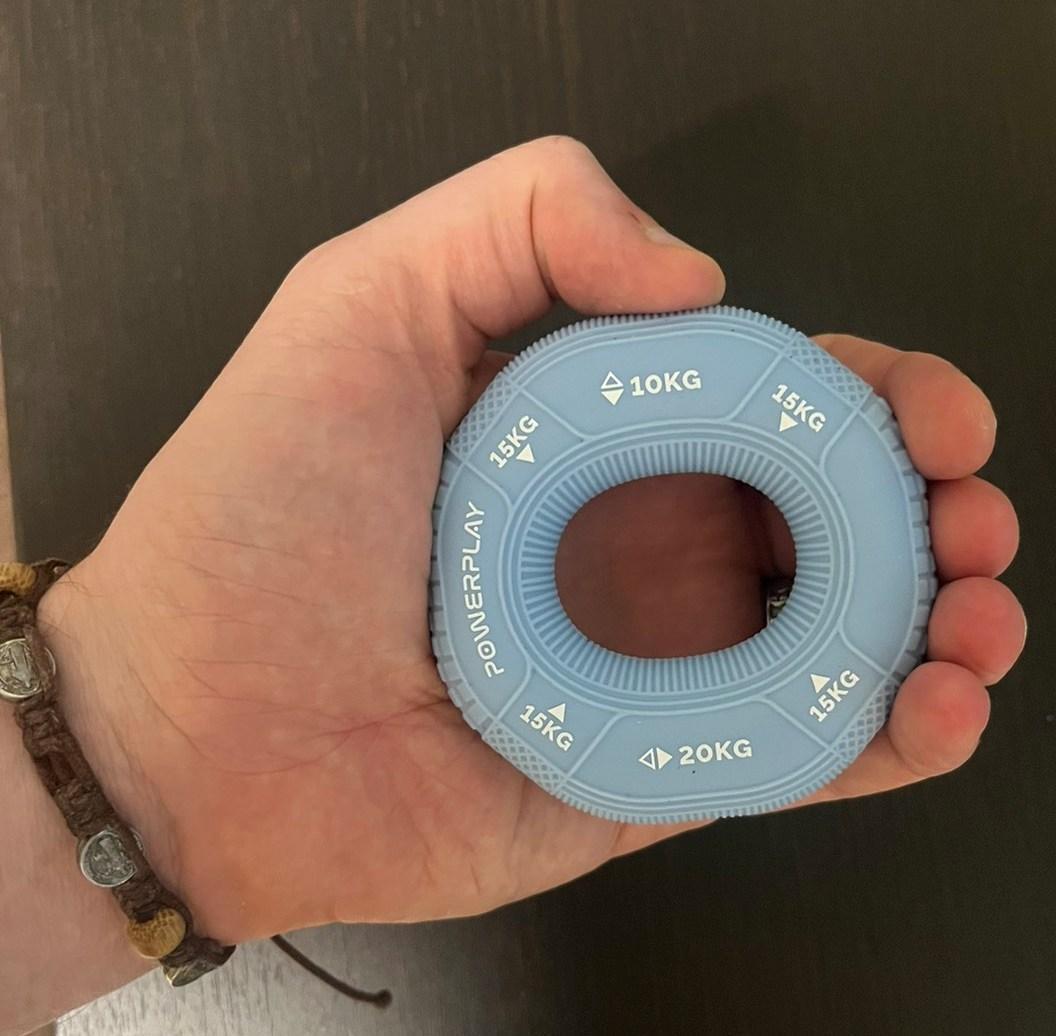 Эспандер кистевой силиконовый PowerPlay PP-4331 Hand Grip Light 10-15-20 кг Голубой (A-013226) - фото 2 Эспандер кистевой силиконовый PowerPlay PP-4331 Hand Grip Light 10-15-20 кг Голубой (A-013226) - фото 2