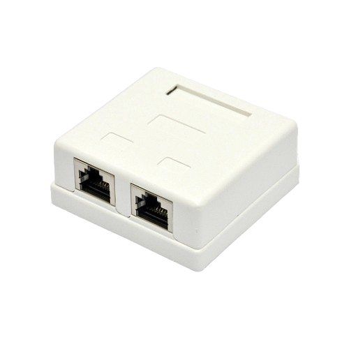 Розетка компьютерная EPNew 2хRJ45 STP 6 Белый (30835978)