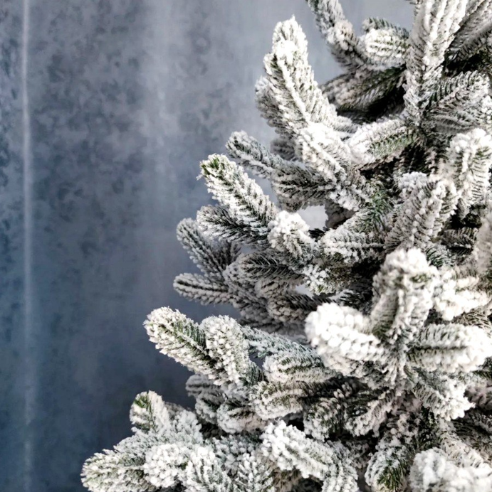Штучна ялинка лита Засніжена Віденська з металевою підставкою 1,80 м Білий (NYT15183) - фото 2 Штучна ялинка лита Засніжена Віденська з металевою підставкою 1,80 м Білий (NYT15183) - фото 2