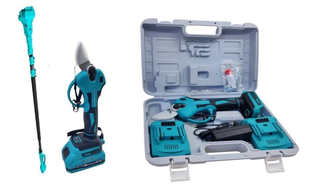 Секатор аккумуляторный Grand СА-30F/20BL-2 2 АКБ 2 Ач/ЗУ/удлинитель 1,3-3.0 м/кейс (29109043)