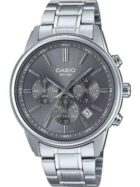 Наручний годинник чоловічий Casio MTP-E515D-8A d 42 мм (MTP-E515D-8A)