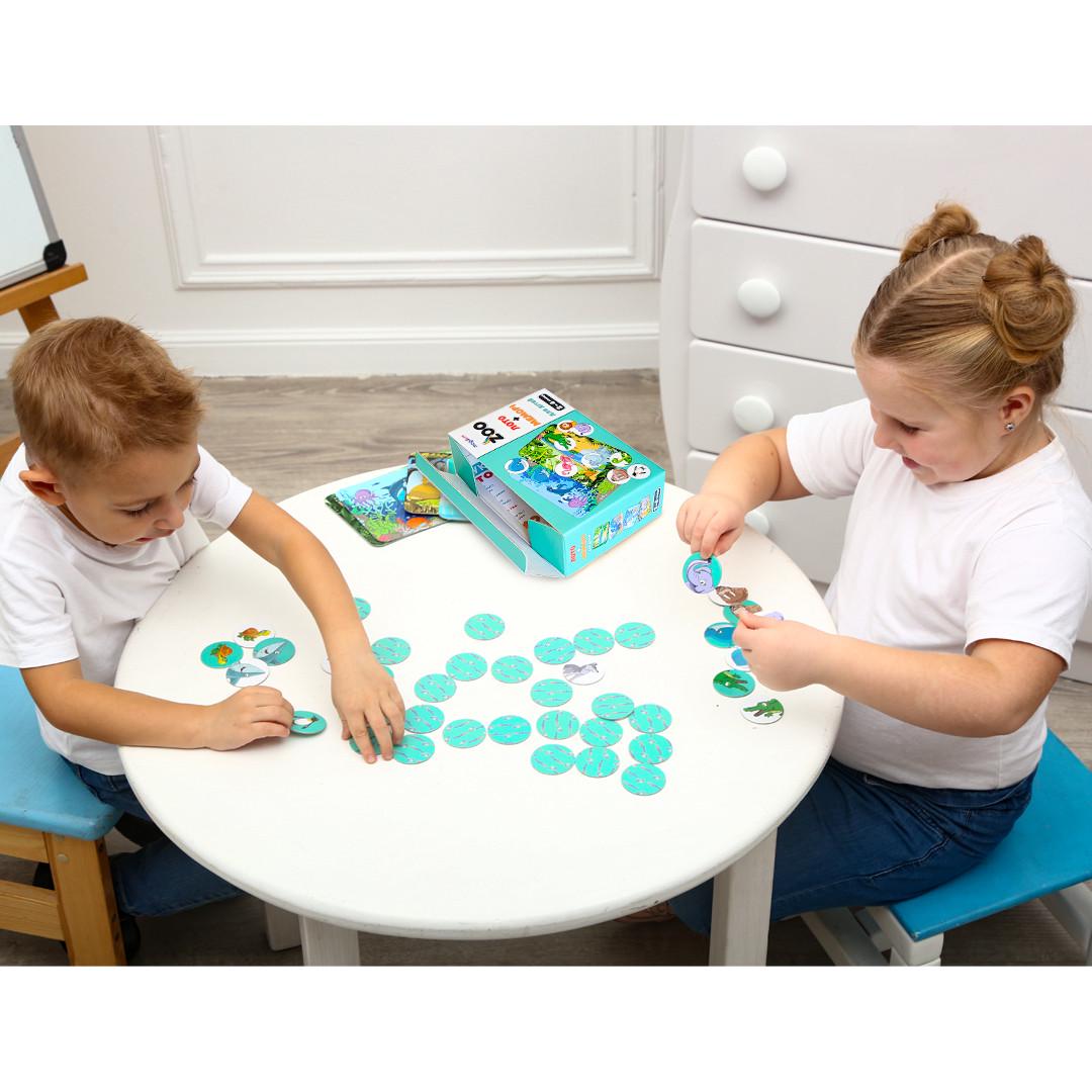 Настільна гра настільна розвиваюча Magdum Лото та мемо Зоопарк (ME5032-21 EN) - фото 4