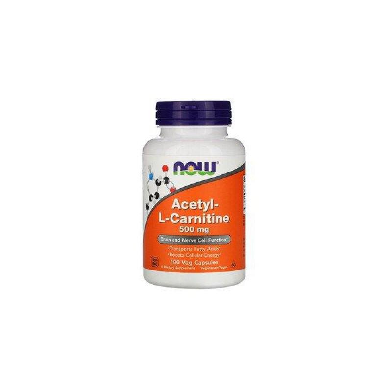 Амінокислоти Now Foods Acetyl-L Carnitine 500 мг 100 капс. (NOW-00076)