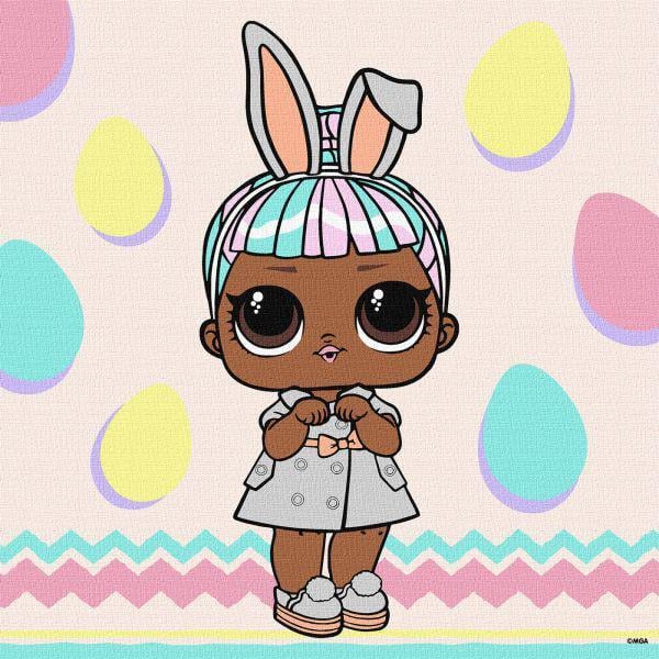 Картина номерів Ideyka LOL Surprise! Spring Bling CARATS 2 30х30 см (Id-KHO1227)