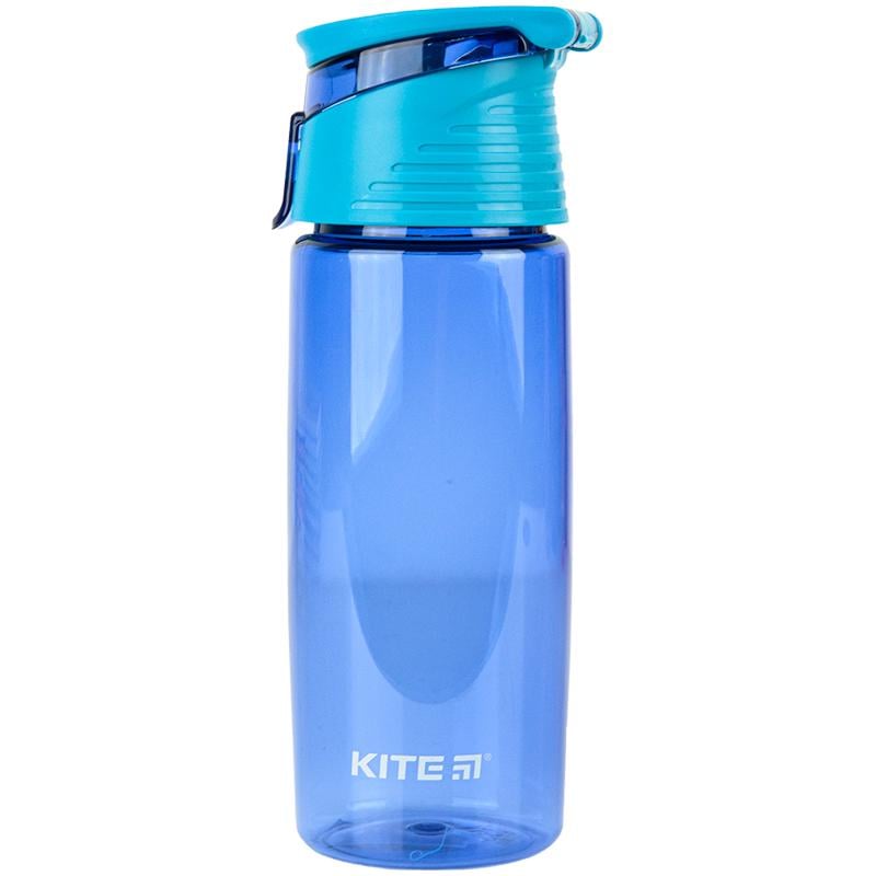 Бутылка Kite для воды 550 мл Голубо-бирюзовый (K22-401-02) Бутылка Kite для воды 550 мл Голубо-бирюзовый (K22-401-02)