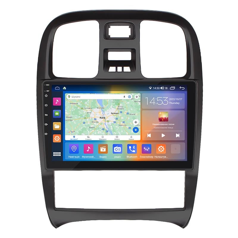 Автомагнітола штатна Lesko CarPlay/4G/Wi-Fi/GPS для Hyundai Sonata IV EF Рестайлінг 2001-2012 4/64Gb 9" (1716549395)