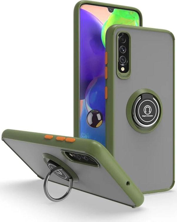 Защитный чехол MatteLuxe Samsung Galaxy A50 A505 (с кольцом) Khaki (34090-17)