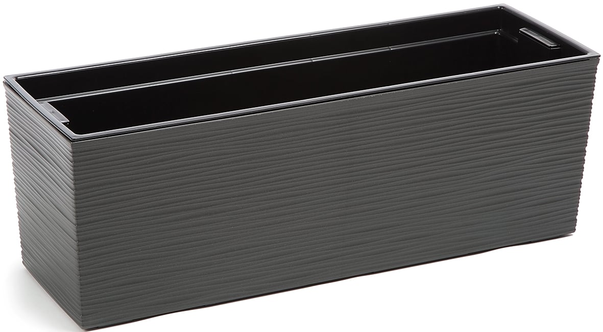 Квітник Lamela Бегонія Длуто 19,5х56 см 10 л Графіт металік (000003576)