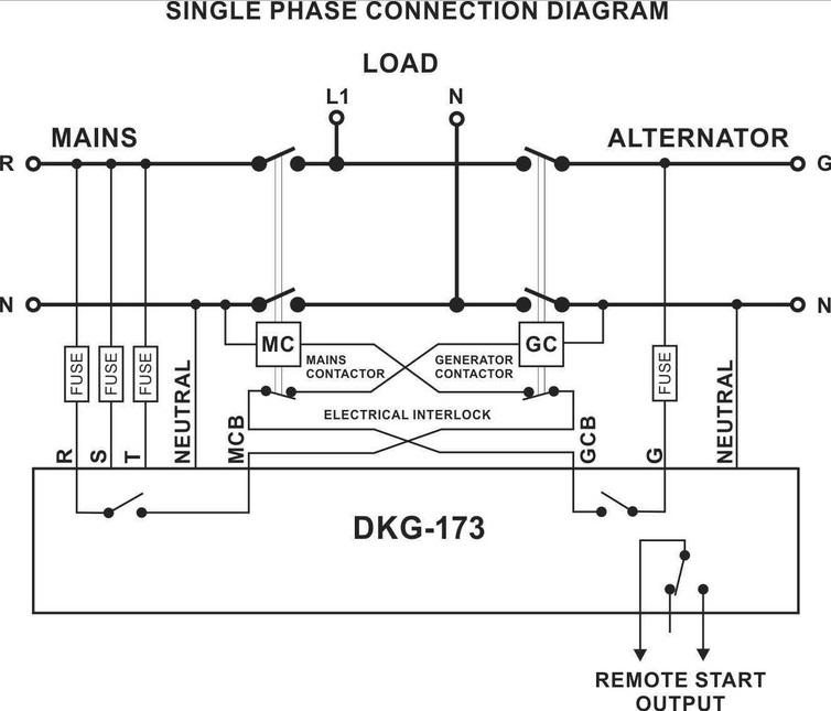 Контролер автоматичного введення резерву DATAKOM DKG-173 - фото 3