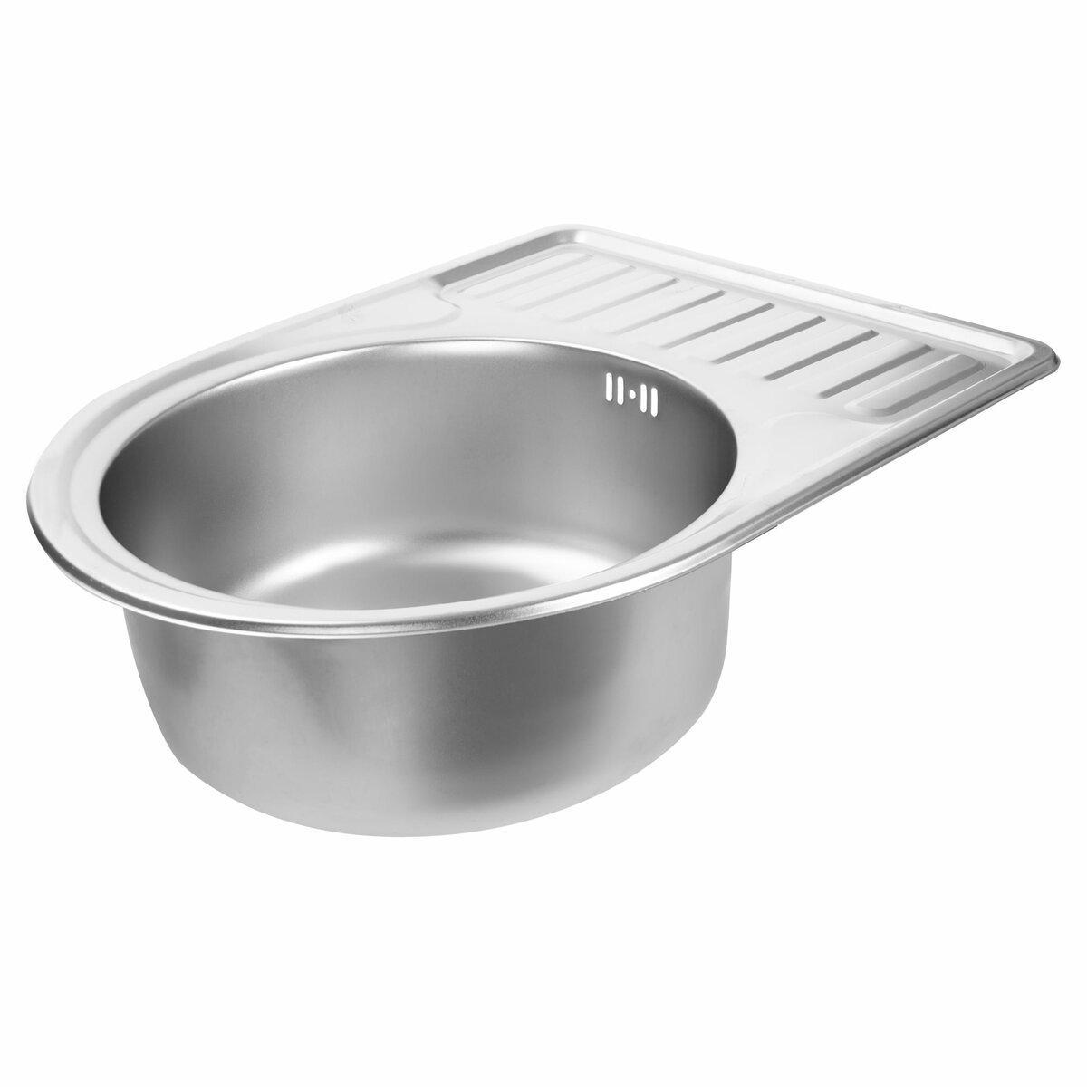 Мойка для кухни Platinum 5844 из нержавеющей стали Сатин (SP000018186) - фото 3 Мойка для кухни Platinum 5844 из нержавеющей стали Сатин (SP000018186) - фото 3