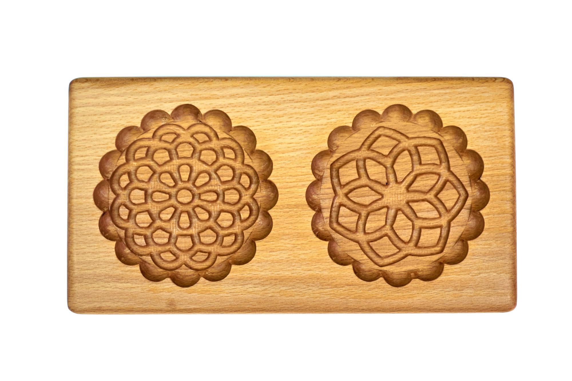 Форма для пряников Узор №21 Цветы 10,5х19,5х2 см (6967)