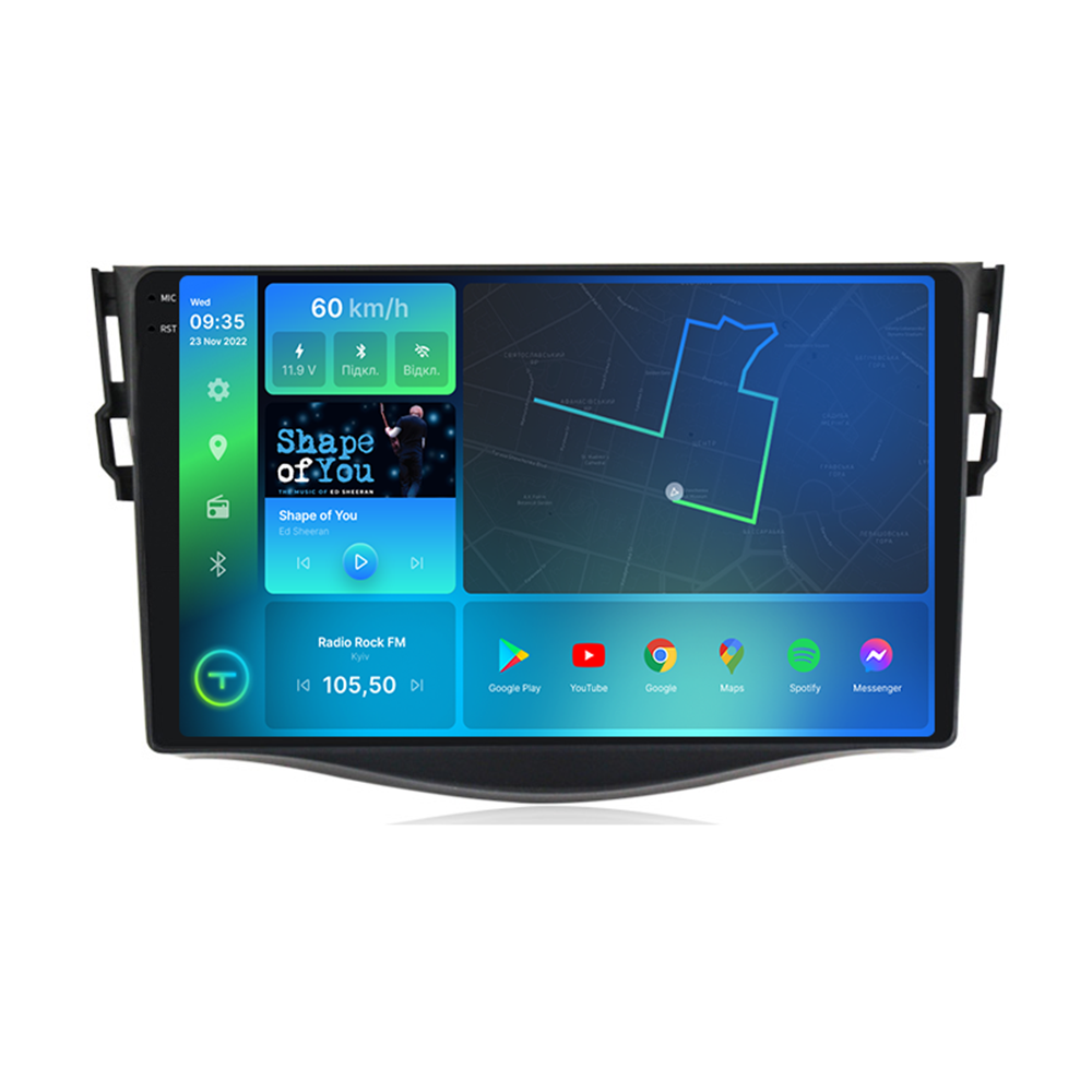 Автомагнитола штатная Torssen 2K F9232 для Toyota Rav4 2006-2012 г. 4G/Carplay/DSP 2/32 GB 9" (202301938)