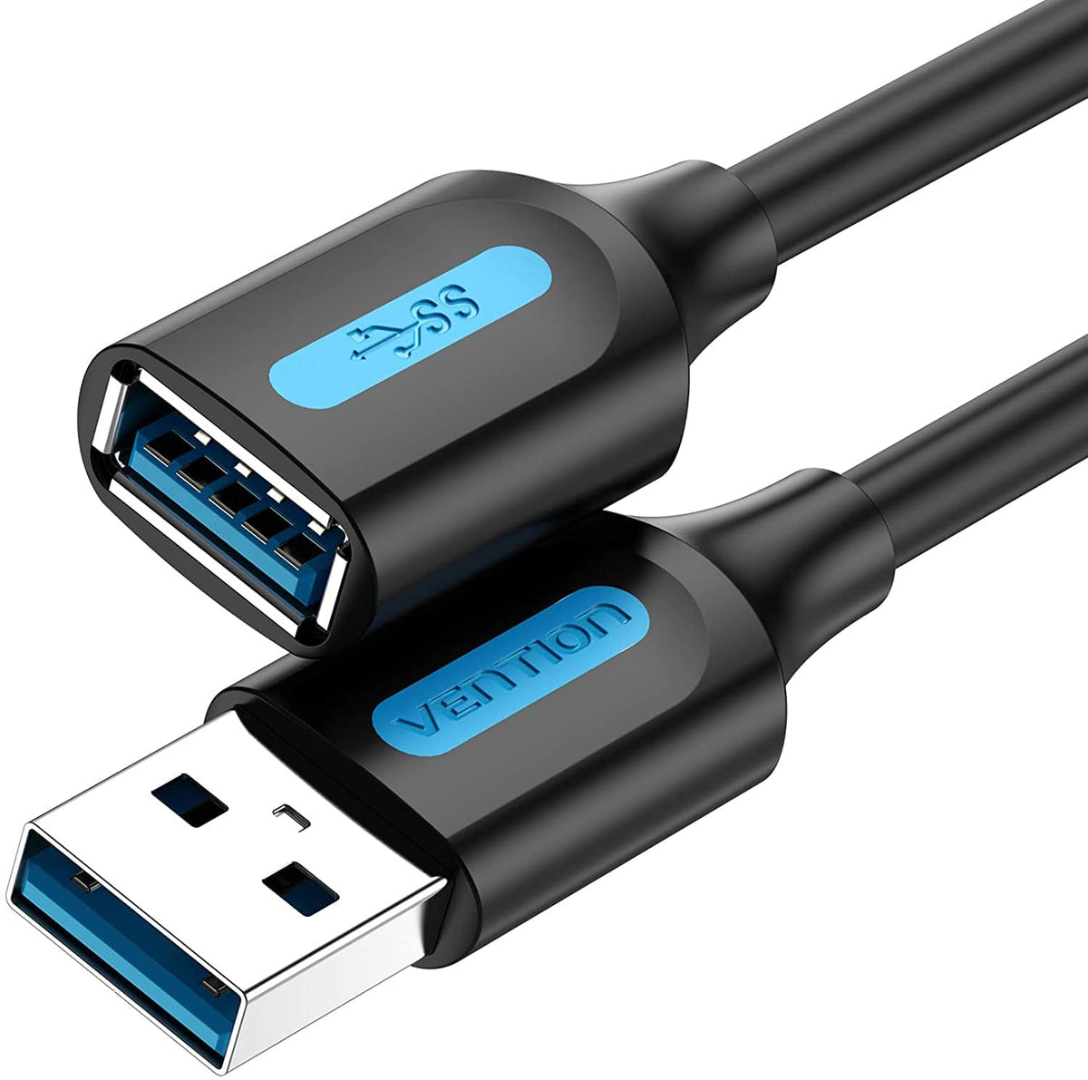 Кабель Vention USB 3.0 OTG USB3.0 0,5 м Black (CBHBD) - фото 3