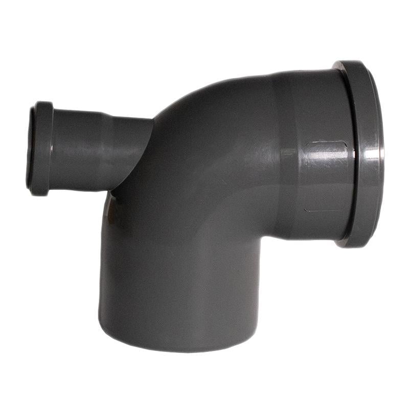 Колено сложное канализационное Reiger 110х50 90° назад (TU-20045)