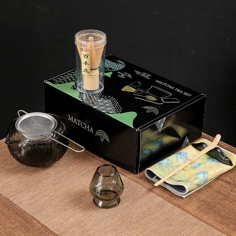 Набір Mavanto 5465 для приготування чаю матча 7 предметів Black Набір Mavanto 5465 для приготування чаю матча 7 предметів Black