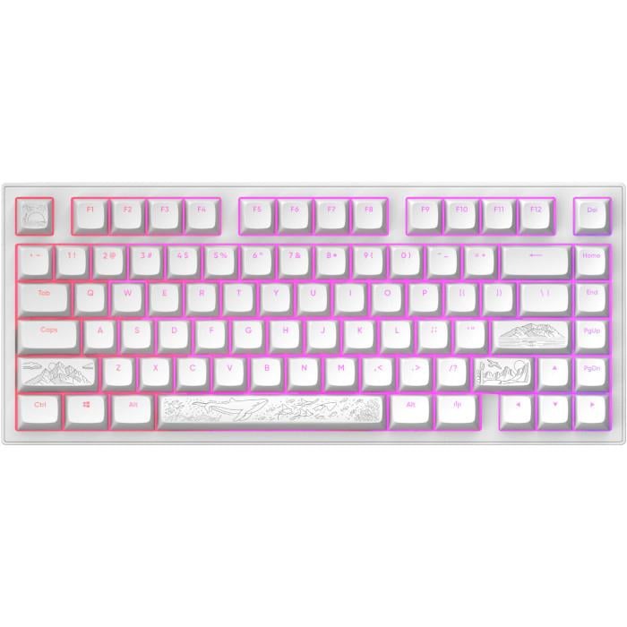 Клавиатура игровая механическая Dark Project ALU81 Terra Nostra 81 клавиша G3MS Moonstone RGB White (35227236)