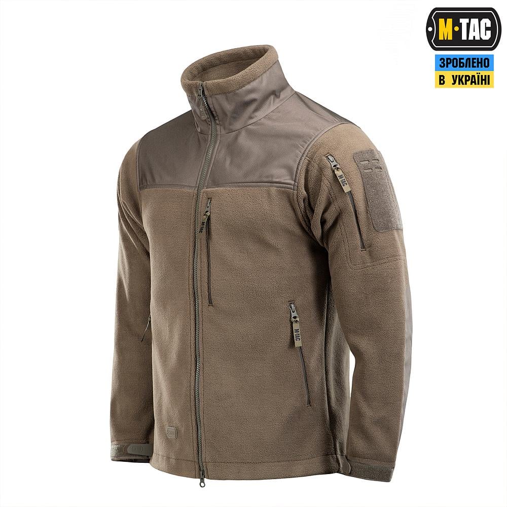 Куртка-кофта флісова M-Tac Alpha Microfleece GenII S Олива (5921) - фото 13