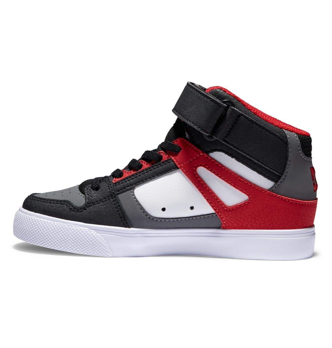 Кроссовки DC Pure High Top EV 33,5/2,5 21,8 см White/Grey/Red - фото 2