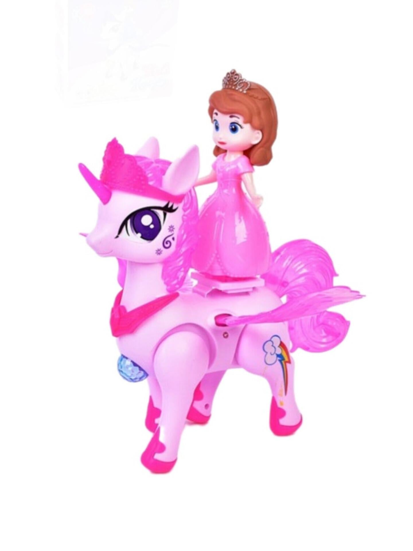 Музыкальная пони единорог QF07-8 с принцессой (37171)