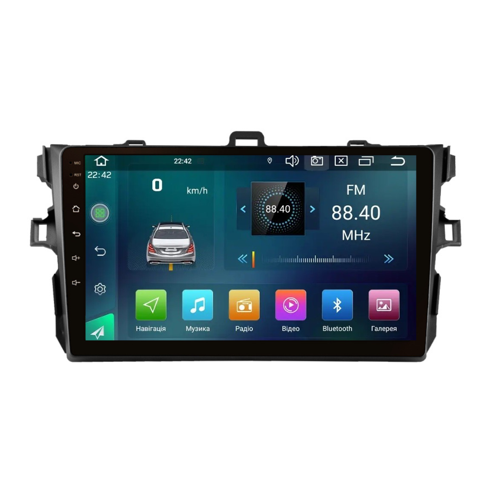 Магнитола штатная CYCLONE C9 CPL Carplay 2/32 GB для Toyota Corolla 2006-2013 г. (AR-81628)