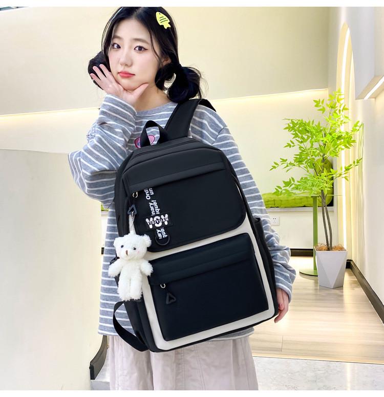 Школьный рюкзак для девочки 5в1 Черный (yy613-4) - фото 3